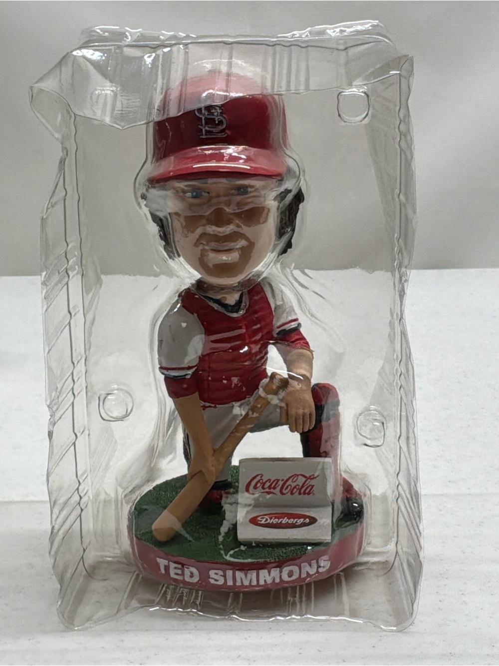 Ted Simmons St. Louis Cardinals Bobblehead - Red and White
